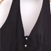 Women's Summer Sexy Halter Neck Sleeveless Flowy Dress Evening Party Beach Cocktail Casual A-Line Skirt