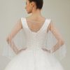 EllieHouse Womens Soft Tulle Bridal Scarf Evening Shawl Wedding Wraps CF40