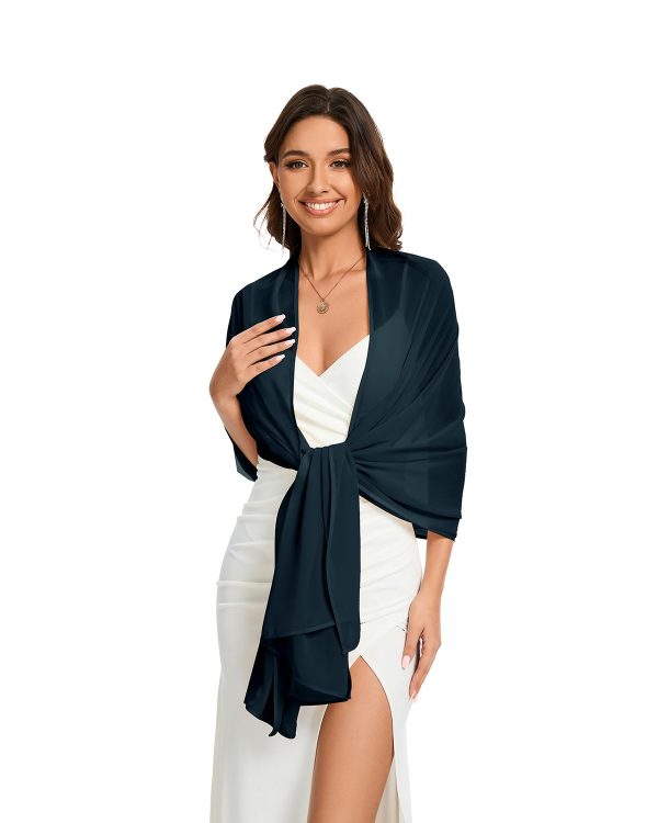 Shawls and Wraps for Women Evening Formal Dresses Chiffon Wedding Shawl Wraps Bridal Scarve