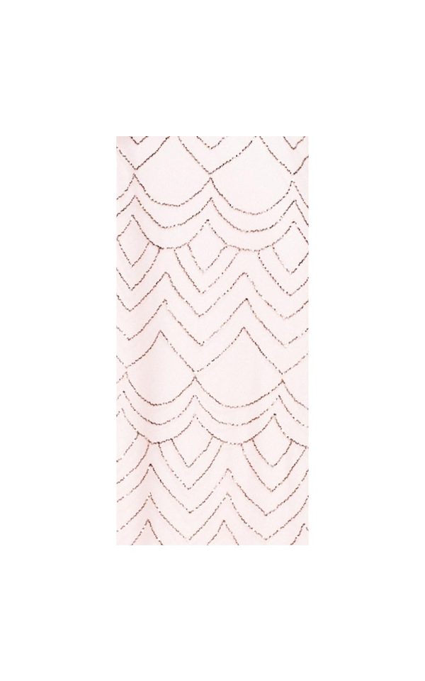 Women's Short Sleeve Blouson Beaded Gown