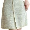 Women's Short Sleeve Knit Dress 2025 Fashion Summer V-Neck Slim Single Breasted A-Line Office Dresses