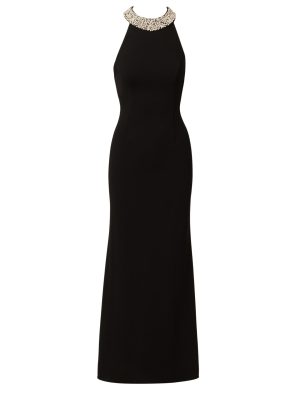Women's Beaded Halter Gown