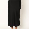 Women's Nellie Satin Midi Skirt