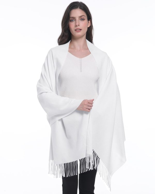 Pashmina Shawls And Wraps for Women for Evening Dress Warm Winter Scarf Wedding Bride Bridesmaid Gifts Cashmere Feel