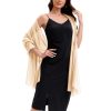 Women's Shawls and Wraps for Evening Dress Chiffon Shawl Soft Elegant Silky Pashmina Wedding Bridal Scarf