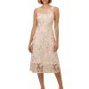 Women's 3D Embroidery Midi Dress