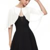 Soft Chiffon Shawls Wraps Shrug for Wedding Evening Dress Cape Cover Up for Women