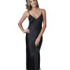 Women's Silk Gown, Lace Trim, Flattering Waist Shape, Le Tresor, Lingerie, Beautiful Gift Packaging