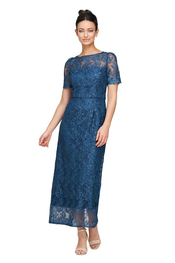 Women's Abbie Column Ankle Gown