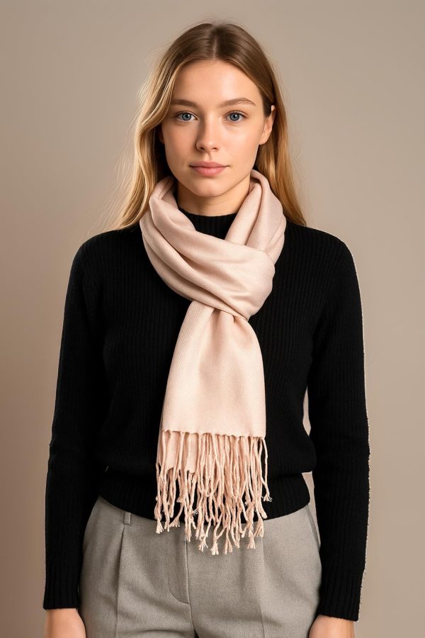 Soft Silky Pashmina Scarf for Women – Shawl Wrap for Evening Dresses, Bridesmaids, Weddings & Everyday Wear