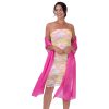Metallic Sparkle Bridal Wedding Party Evening Shawl Pashmina Wrap