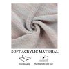 Women's Knit Shawl Wraps, Knitted Poncho Cape Open Front Cardigan Sweater with Tassel for Spring Fall Winter