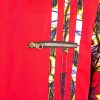 Dashiki African Dresses for Women Top and Split Skirts Matching Men Shirts and Pants Sets Couple Outfits