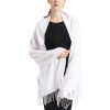 Pashmina Scarf and Shawl - Soft Women Pashminas Wrap for Wedding Evening Party (20 Colors)