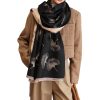Fashion Large Scarf Winter Pashmina Shawls & Wraps for Women Extra Soft Cashmere Feel Throw Womens Cold Scarfs