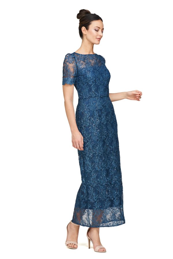 Women's Abbie Column Ankle Gown