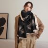 Fashion Large Scarf Winter Pashmina Shawls & Wraps for Women Extra Soft Cashmere Feel Throw Womens Cold Scarfs
