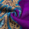 Women's Retro Style Vintage Pattern Tassel Poncho Shawl Cape Wraps For Women